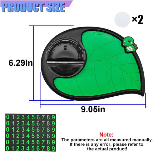 Craedli 360 Car Dashboard Anti-Slip Mat, Multifunctional Rotating Phone Holder with Temporary Parking Number, Universal