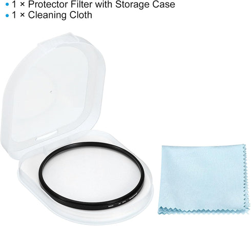 PATIKIL 105mm UV Filter, 1 PCS Slim UV Protection Camera Lens Filter for Crystal Clear Pics - Aluminum Optical Accessory