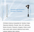 Superbat 75 Telescopic FM Antenna for Stereo Receiver Indoor, FM Radio Antenna Ohm UNBAL for Yamaha Onkyo Denon Table