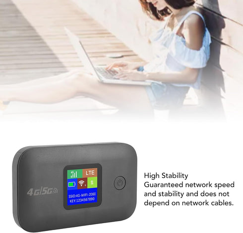 Vikye 4G 150Mbps 810 (A8) Portable WiFi Hotspot, LTE Mobile Router with SIM Card Slot, for Travel Supports Devices USB