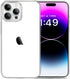 JJGoo Clear Soft Shockproof Case for iPhone 14 Pro, Slim Thin Bumper Cover, Transparent Phone Case