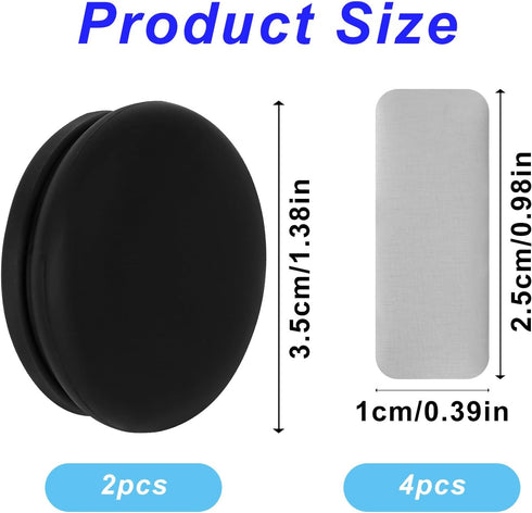 Goktvai 2pcs 4pcs Magnetic Holder Case for AirTag, Waterproof Hidden Magnet Mount Silicone Protective Cover with Iron