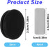 Goktvai 2pcs 4pcs Magnetic Holder Case for AirTag, Waterproof Hidden Magnet Mount Silicone Protective Cover with Iron