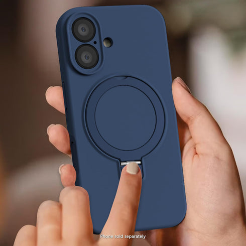 ZERODAMAGE SAHARA CASE 17, (CP00908) Sahara - Venture Series Silicone Kickstand Case Compatible with Magsafe for iPhone