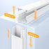 Delamu 157in 10 L15.7 W1.18 H0.6in, Cord Hider Wall, TV Cable Hider Cord Covers for Wires on Wall, Large Cable