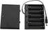 E-outstanding Battery Box, 6x1.5V AA Battery Case Holder, Black with ON/Off Switch