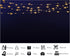 LidyMini 10x8ft Fabric Dark Night String Lights Backdrop Romantic Party Photography Background Stunning Light Charm