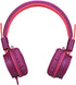 noot products Kids Headphones K33 Foldable Stereo Tangle-Free 5ft Long cord 3.5mm Jack Plug in Wired On-Ear Headset for Children/Teens/Boys/Girls/ipad/School/Kindle/Travel/Plane/Tablet (Plum)
