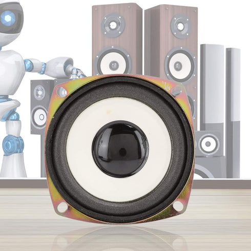 Full Range Speaker, 3 Inch 4ohm 5W Mini Full Frequency Audio Speaker Loudspeaker Home Stereo Woofer Loudspeaker for Multimedia Sound Box DIY.
