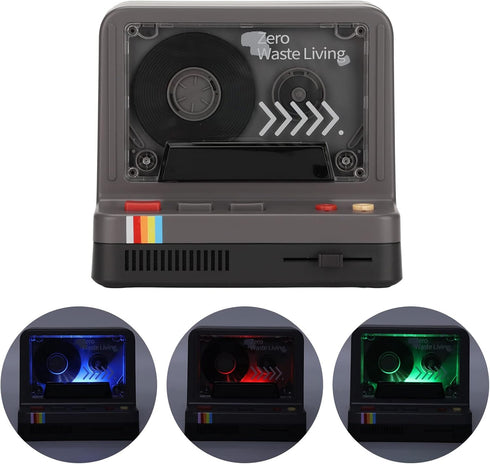 VBESTLIFE Bluetooth Cassette Player - Portable Stereo Tape Retro Speaker with Dual Magnetic Speakers, Bluetooth, Memory