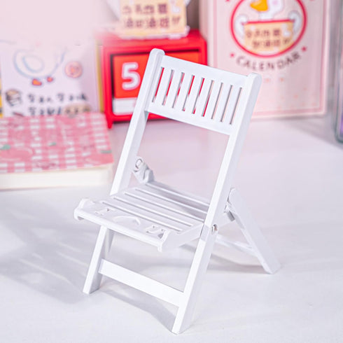 Shinycome Cellphone Stand, Angle Chair ShapePhone Holer for Desk, Taller Desk Accessories Stand Fits All Mobile Phones