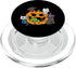 Cute Halloween Vampire Ghost Zombie Witch Cats In Pumpkin PopSockets MagSafe PopGrip for iPhone