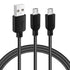 Micro USB Cable 2 FT (2-Pack) Fast Charging & Sync Android Charger, USB 2.0 A to Micro B 5-Pin Cord for Samsung and More