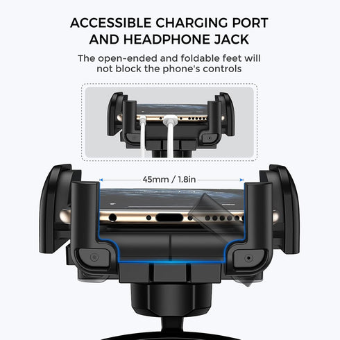 CD Slot Car Phone Holder Mount, Compatible with iPhone 16 15 14 13 12 11 Pro XR XS MAX Galaxy S20 S20+ S10 S9