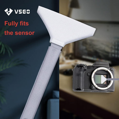 VSGO VS-S04E Camera Sensor Cleaning Kit, Professional Medium Format Camera Cleaning Kit with 12pcs Clean Swabs