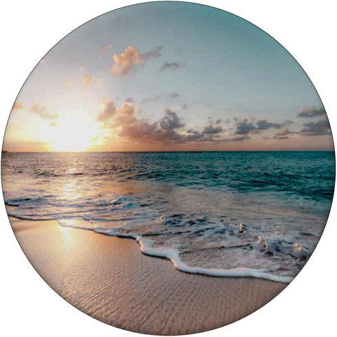 Phone Holder Pop Knobs Sunset Beach Ocean Wave - Tropical Sand PopSockets Adhesive PopGrip