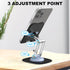 Cell Phone Stand, Fully Adjustable Foldable Desktop Holder, 360 Degree Rotating for iPhone 15 14 13 12 Pro, Blue