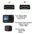 Suptig 2 Pack Charging Cable Compatible with Gopro hero12/11/10/9/8/7/6/5/hero Session gopro max Charging and Data Sync Cord(Black)