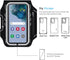 JEMACHE Armband for Samsung Galaxy S25 S24 S23 S22 S21 Ultra/Plus/FE, Gym Running Workouts Arm Band, Black.