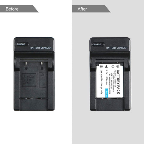 LI-40B LI-42B LI-40C Battery Charger for Olympus FE-240, FE-280, FE-290, and More Digital Cameras