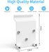 HOLACA Siding Clips Bracket Mount for Eufy SoloCam S340 Solar Security Outdoor Camera, White