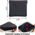 3pcs Earphone Pouch PU Leather Headphone Storage Bag, Universal Spring Bag Closure for Storing Earphones, Coins