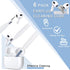Clear AirPods Pro Case 1st Cover 2019 with Cleaning Pen Accessory Kit, 16 in 1 Set Transparent TPU Silicone Protective