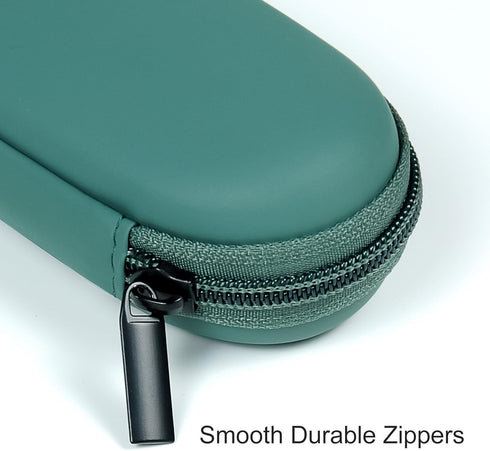 EVA Earbud Case for Beats Flex Raycon, Waterproof Portable Pouch for In-Ear Monitor Headphones (Green)