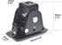 UAYESOK 5/8 PL259 Folding Mobile Antenna Vehicle Channel Mount, Hole Luggage/Roof Rack Mounting Bracket