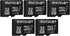 Patriot Memory LX Series Micro SD Flash Memory Card 32GB - Pack of 5