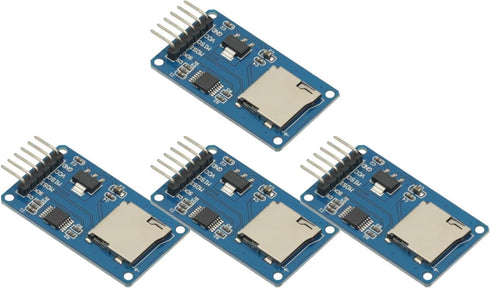 GODIYMODULES 4Pcs R3 2560 Micro SD Storage Expansion Board Micro SD TF Card Memory Shield Module SPI for Arduino SD