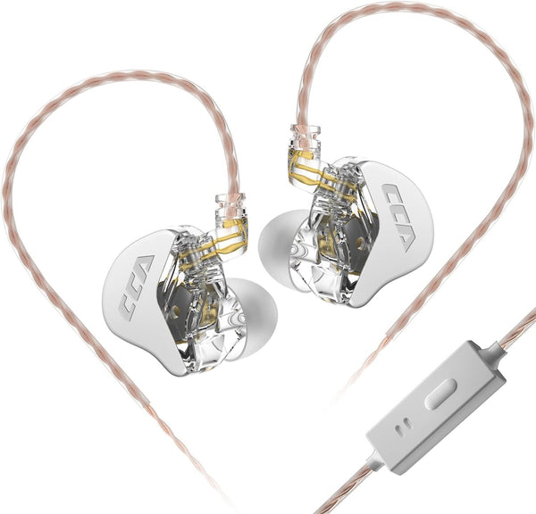 erjigo Wired in-Ear Earbuds Headphones, CCA CRA Dynamic Crystal-Clear Sound, Ergonomic Comfort-Fit, Noise Isolating,