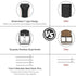 JOYOZY Compatible with Samsung Galaxy Active 2 Watch Band, Genuine Leather for Galaxy Watch 40mm 44mm