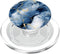 Trendy Blue and White Designs Elegant Blue and White MarbleLike Marble-Effect Blue PopSockets PopGrip for MagSafe