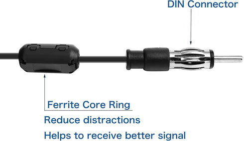 CHHLIUT AM FM Hidden Windshield Antenna Vehicle Car Radio Truck