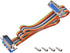 uxcell IDC Rainbow Wire Flat Ribbon Cable - DB15 Male to DB15 Female Connector, 2.54mm Pitch, 19.7inch Length