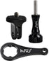 HSU Aluminum Camera Tripod Mount Adapter, 1/4"-20 Mount with Aluminum Thumbscrew for Insta360, GoPro, Sony Cameras