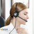Headset PC,3.5mm Headsets Wantek Cell Phone with Microphone Noise Cancelling for Laptops, Jack,Volume Control,Wired