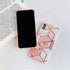 Qokey Compatible iPhone X/iPhone Xs Case 5.8 inch, Marble Cute Fashion with 360 Degree Rotating Ring Kickstand, Bling