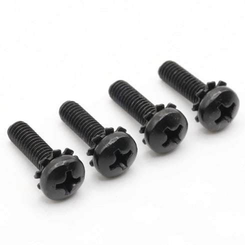 ReplacementScrews M4 14mm Screws Compatible with Many LG TV Stands - Set of