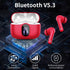 Wireless Earbuds Bluetooth 5.3 Headphones, Bass Stereo Ear Buds with Noise Cancelling Mic, LED Display, in Ear