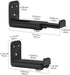 KECHICHENGYUN Soundbar Wall Mount,Easy to Install Anti Drop Universal Sound bar Mounts under TV,Adjustable Soundbar