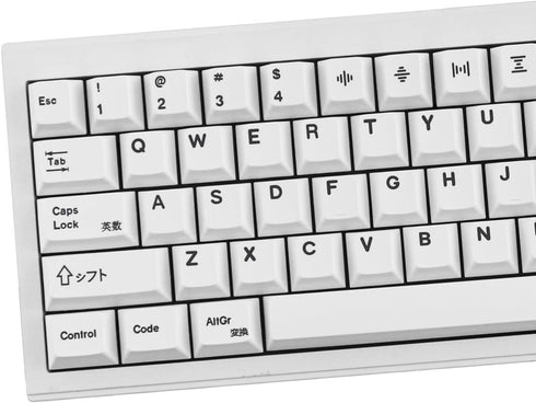 Gliging 135 Keys PBT Keycaps Cherry Profile DYE-Sub, White Theme Minimalist Style for Mechanical Keyboards