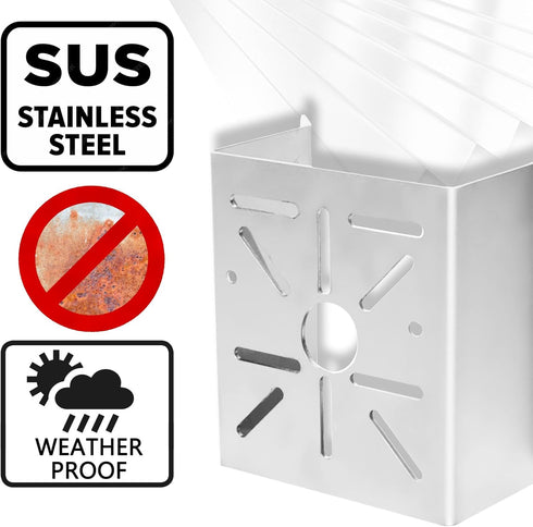 Exterior Wall Corner Mount Bracket for Surveillance Systems, Metal Bracket for Security Cameras for Wider View Angle