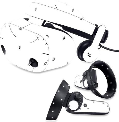 MightySkins Skin Compatible with Samsung Odyssey Plus VR - Pixel Pattern | Unique Vinyl Decal Wrap Cover, Durable &