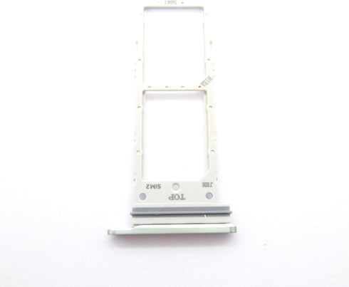 2X 20 5G 6.7 inch Dual SIM Double Card Tray Slot Holder Replacement Compatible with Samsung Galaxy Note (Mystic Green)