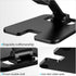 Amzpas 17 16 15 14 13 12 11 8, Adjustable Cell Phone Stand Metal, Foldable Desktop Cellphone Stand with Anti-Slip Base