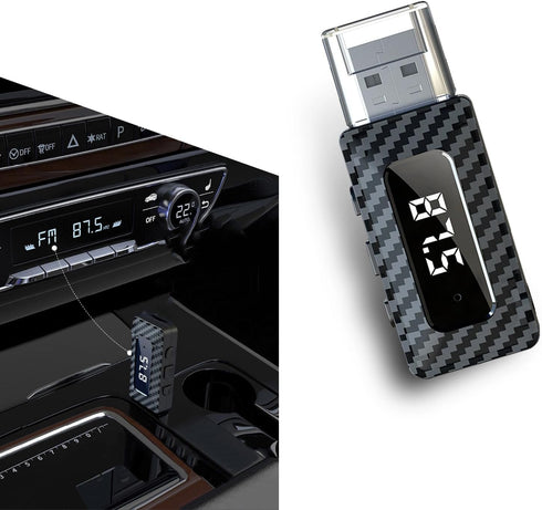 MOXRUQ USB Bluetooth Receiver for Car, Bluetooth 5.3 Wireless Audio Adapter, USB Power