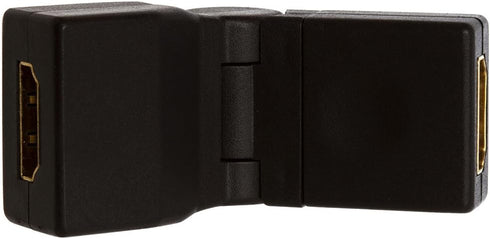 Cmple - HDMI Female to HDMI Female Extender, 4K 3D Swivel Adapter for TV, Monitors, Projector