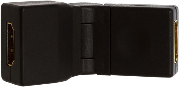 Cmple - HDMI Female to HDMI Female Extender, 4K 3D Swivel Adapter for TV, Monitors, Projector